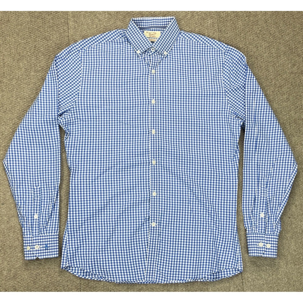 Original Penguin Heritage Slim Men's Button Down Long Sleeve Size 15 1/2‎ 34/35